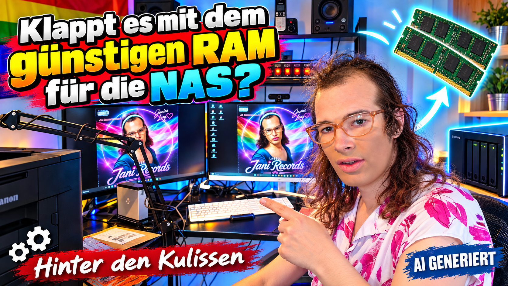 Klappt es mit dem günstigen RAM für die NAS? – Hinter den Kulissen bei Jani Records 💾