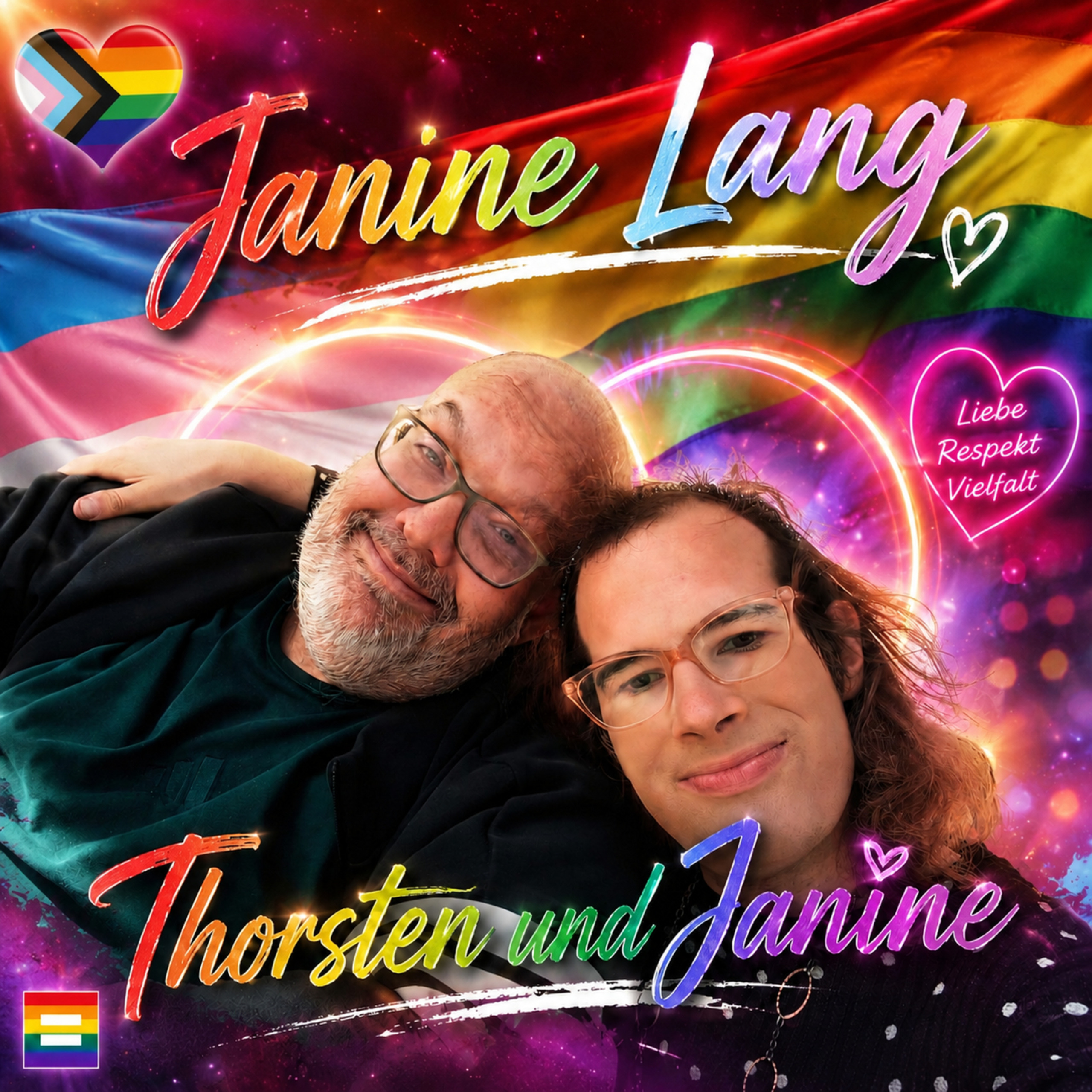 „Thorsten und Janine (Radio Edit)“ von Janine Lang – Freundschaft und Zusammenhalt während einer Beziehungspause. 🎶❤️