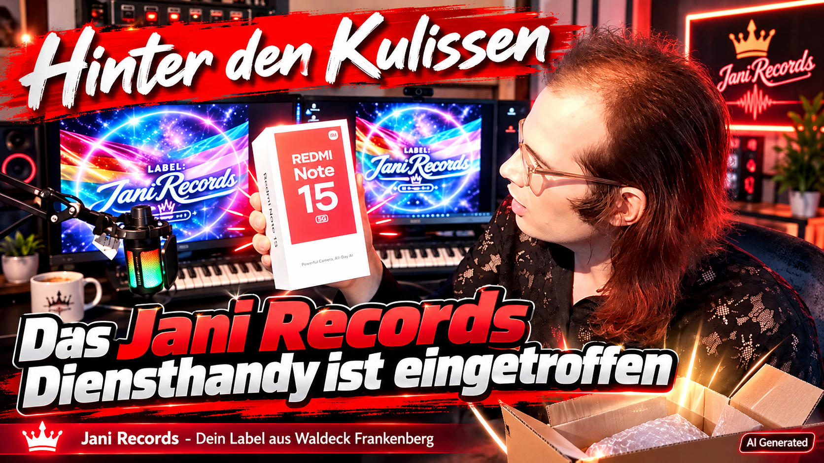 Das neue Jani-Records-Diensthandy ist da! 📱 Unboxing, Einrichtung und Einblicke hinter die Kulissen