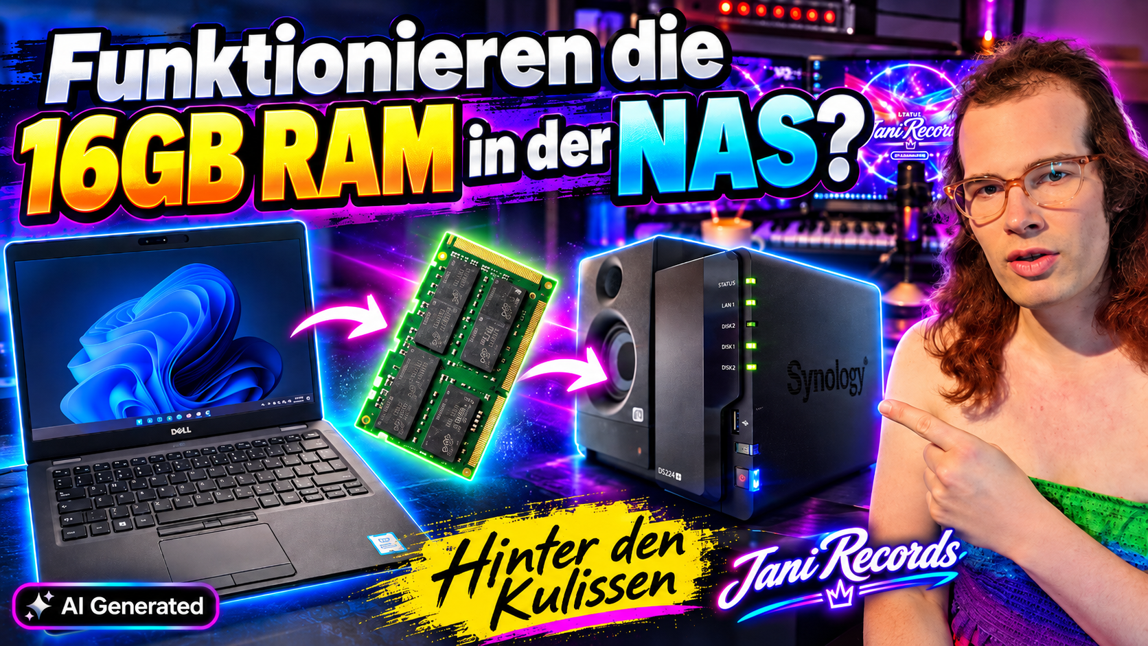 Funktionieren 16 GB RAM in unserer Synology-NAS? Ein überraschender Test hinter den Kulissen 🔧