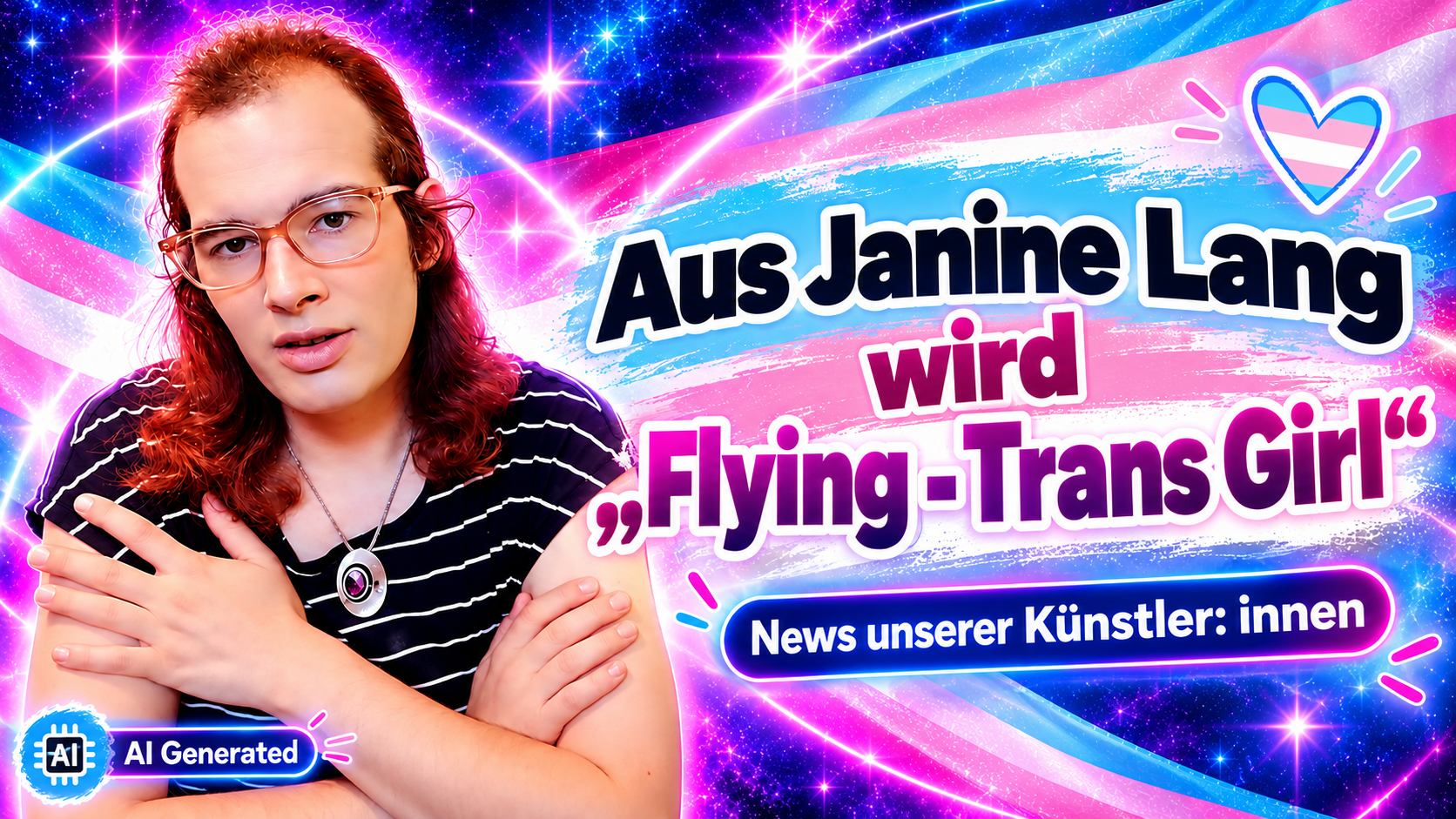Aus Janine Lang wird Flying – Trans Girl – ein neues Kapitel bei Jani Records 🏳️‍⚧️